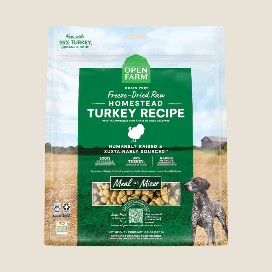 Open Farm Freeze-Dried Farmer's Table - Homestead Turkey Recipe