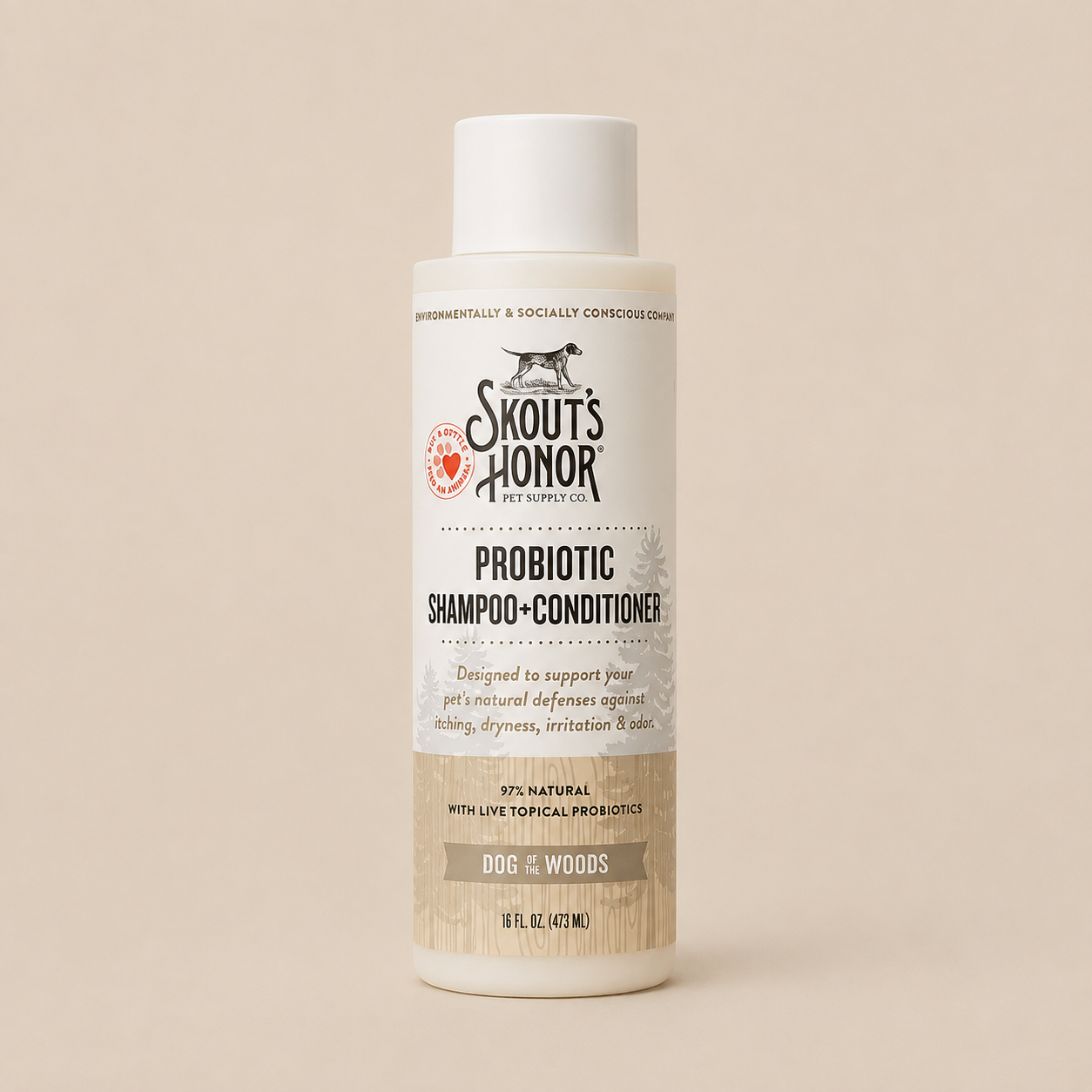 Skout's Honor Dog of the Woods Probiotic Shampoo & Conditioner