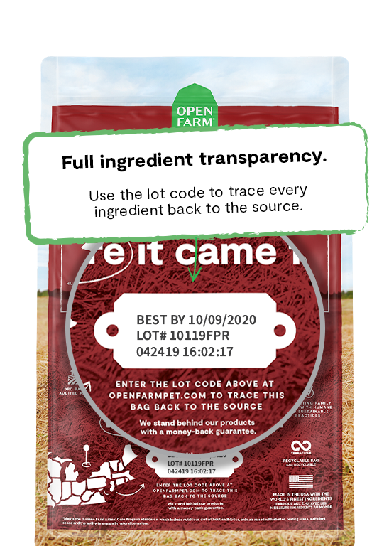 Open Farm Grass-Fed Beef & Ancient Grains Recipe