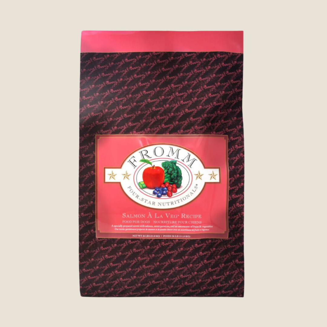Fromm Four-Star Dry Dog Food, Salmon A La Veg, 4-lb