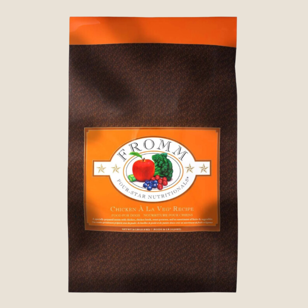 Fromm Four-Star Chicken À La Veg Recipe – Polkadog