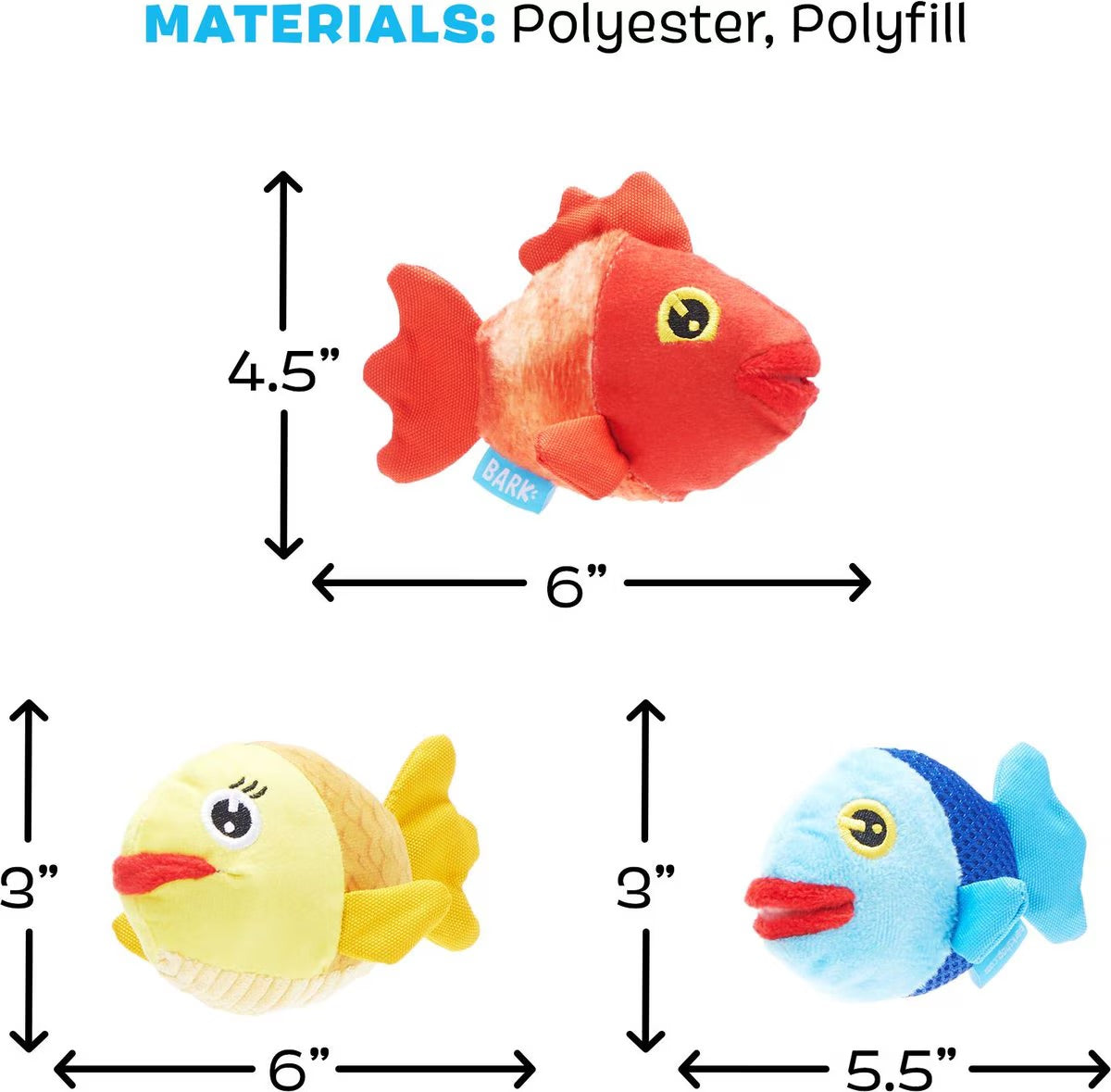 Bark - Fish School 3-pk