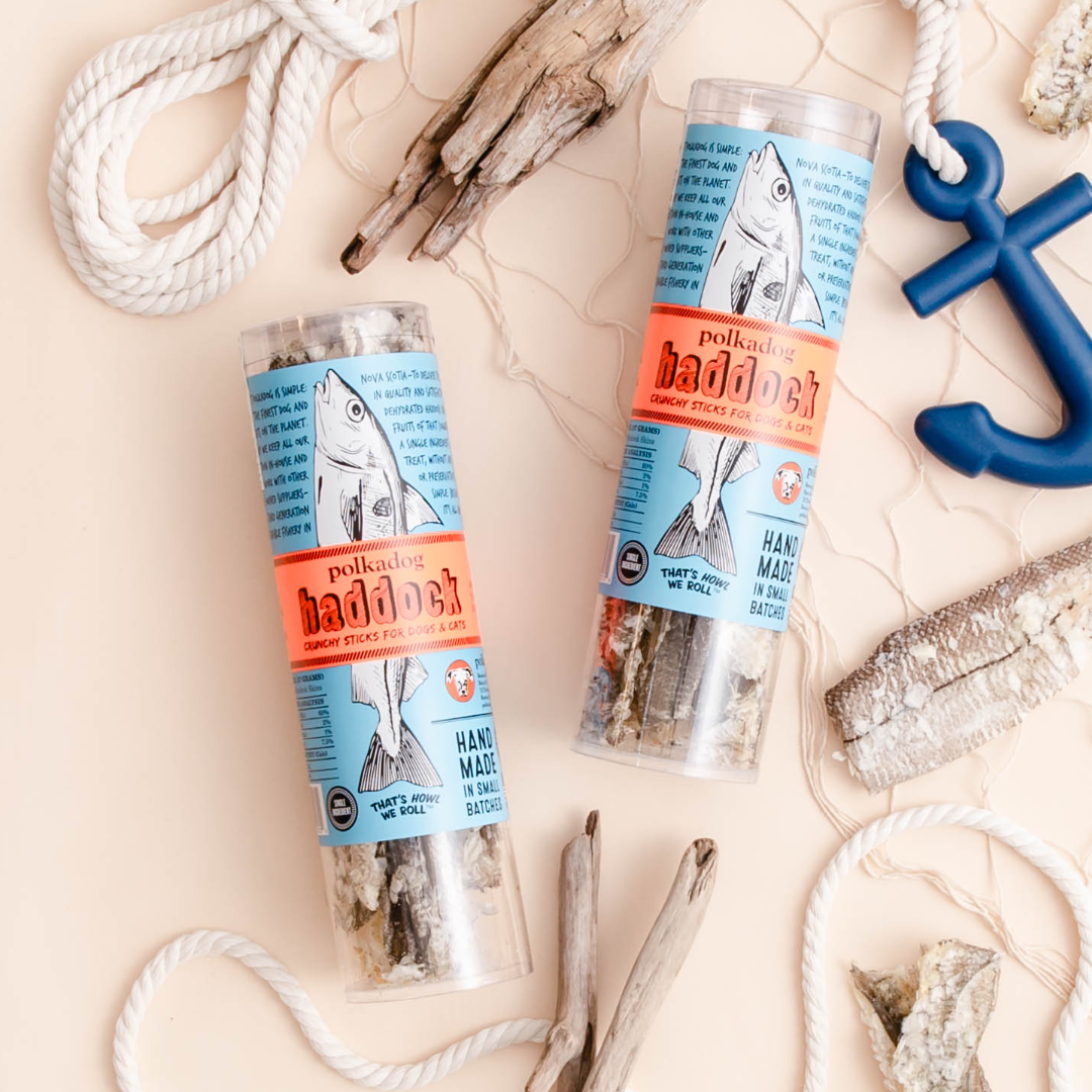 Haddock Skins Fish Treats for Dogs Polkadog