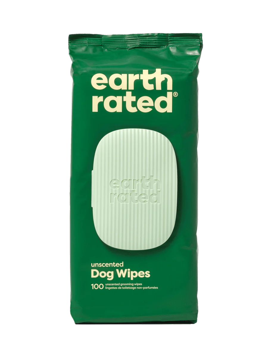 Earth Rated - Compostable Dog & Cat Grooming Wipes
