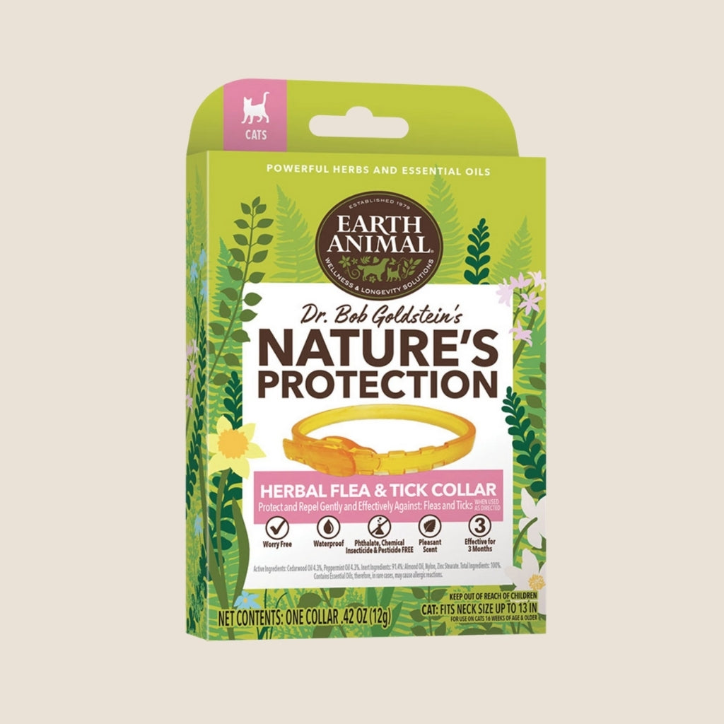 Earth Animal Flea & Tick Collar for Cats Polkadog