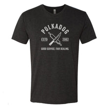 Load image into Gallery viewer, Knife &amp; Rolling Pin T-shirt - Charcoal Gray
