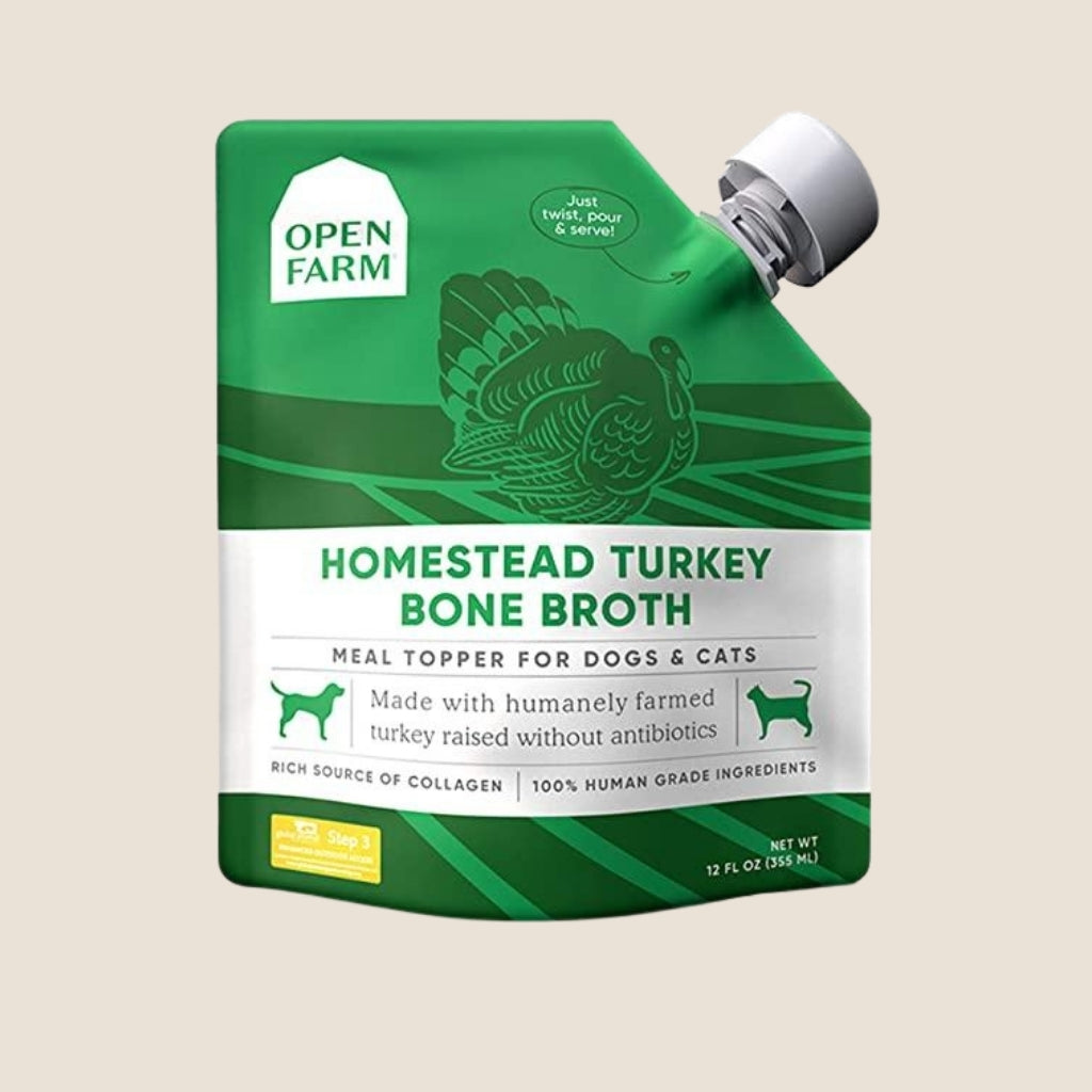 Open Farm Homestead Turkey Bone Broth Polkadog