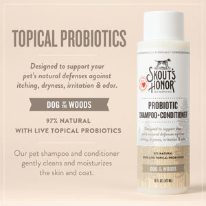 Skout's Honor - Dog of the Woods Probiotic Shampoo & Conditioner