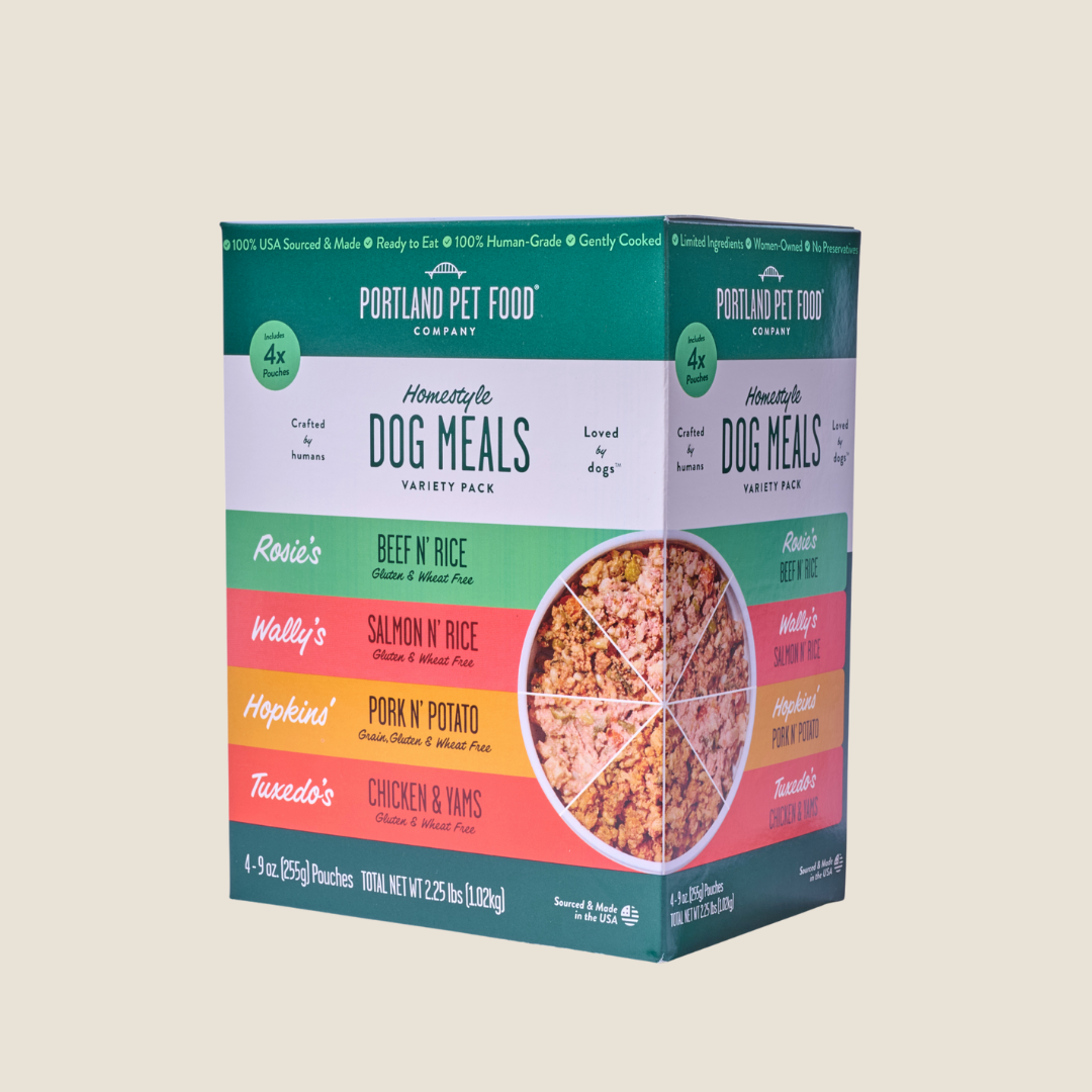 Portland Pet Food Company - Homestyle Dog Meals Variety 4-Pack