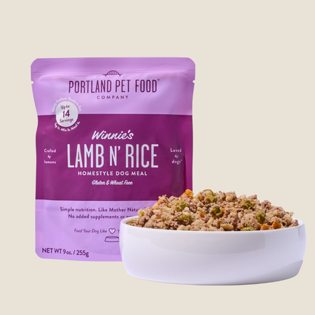 ドッグフード pon Portland Pet Food Winnie's Lamb N' Rice Homestyle Dog Meal – Polkadog