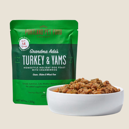 Portland Pet Food Grandma Ada's Turkey & Yams Homestyle Dog Meal