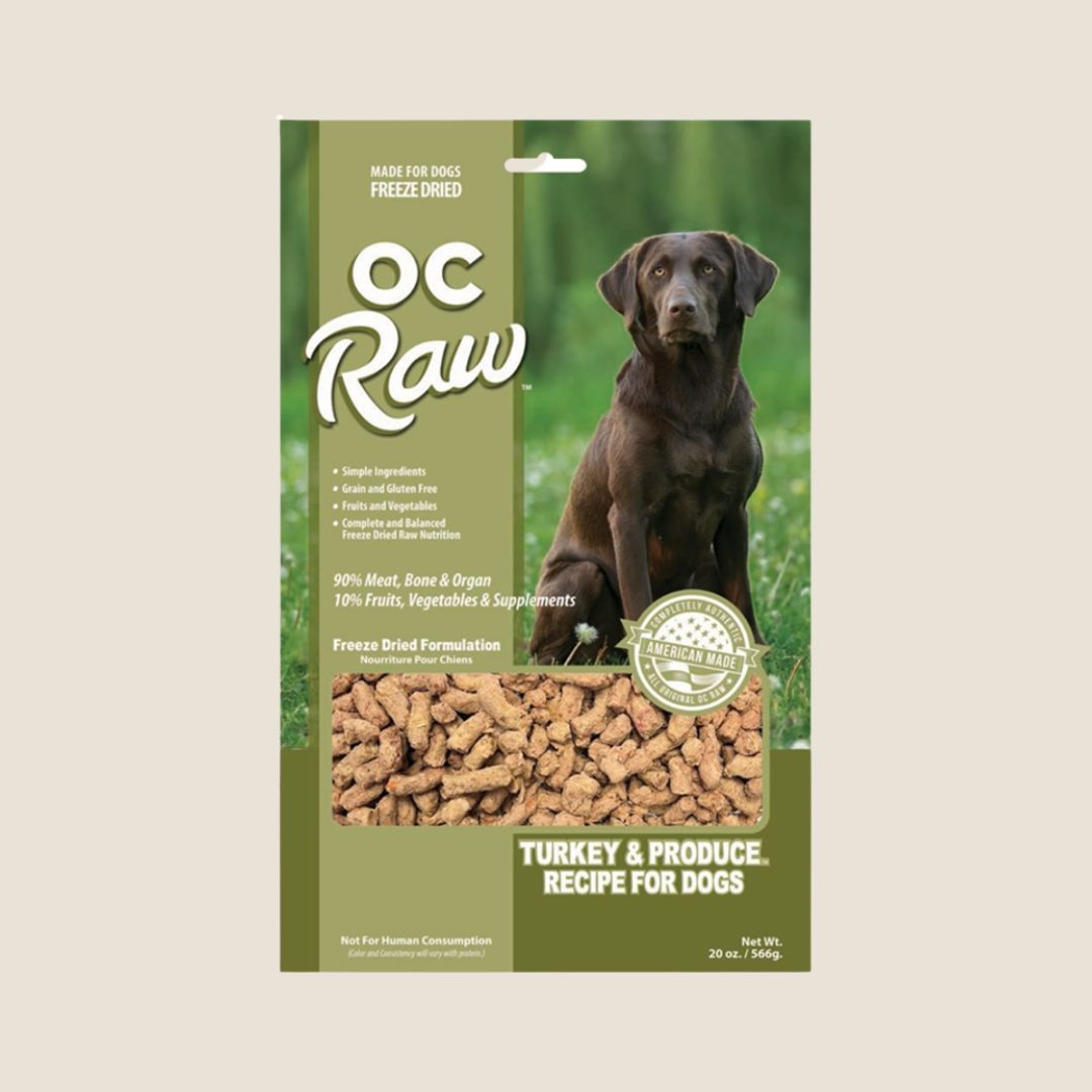 OC Raw Freeze Dried Meaty Rox Turkey & Produce