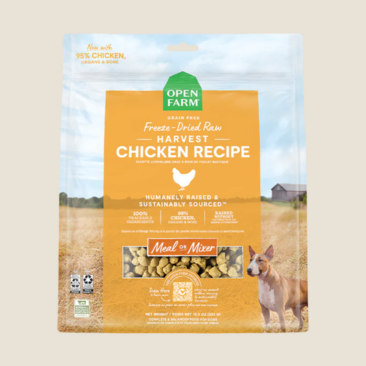 Open Farm Freeze Dried Farmer's Table - Harvest Chicken Recipe