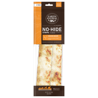 Earth Animal No-Hide Strips - Chicken Recipe