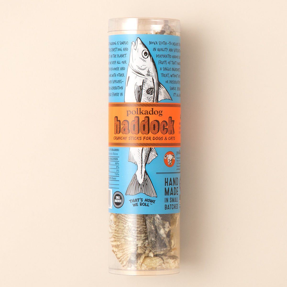 Haddock Skins Fish Treats for Dogs Polkadog