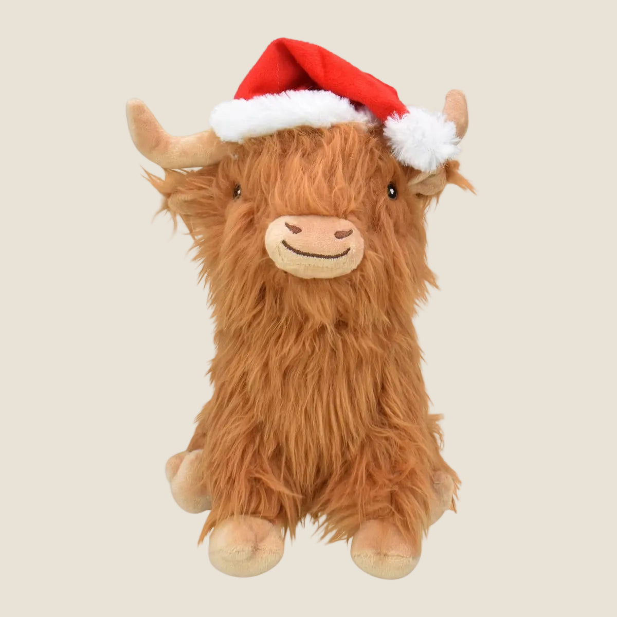 Multipet - Holiday Shaggy Highland Cow