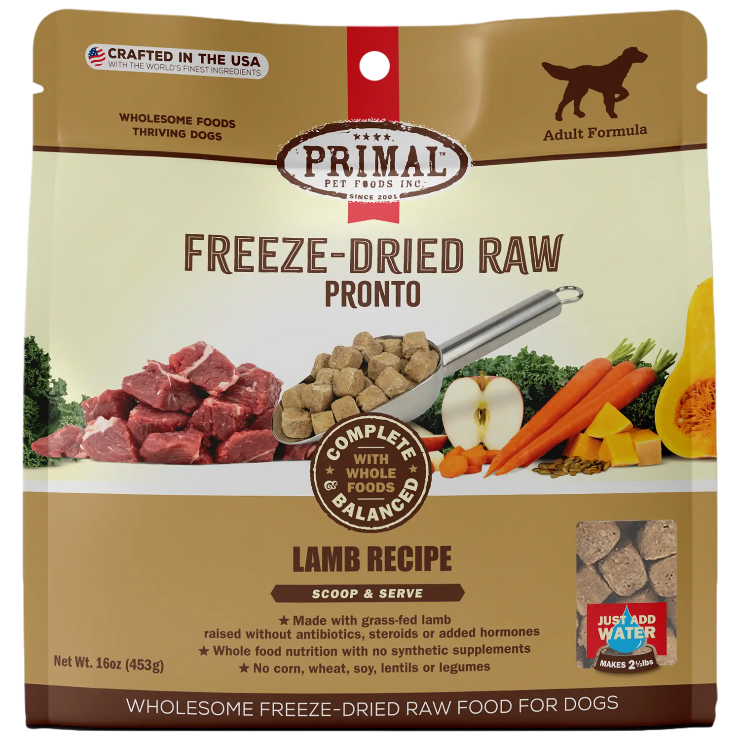 Copy of Primal - Freeze-Dried Raw Pronto Lamb Recipe