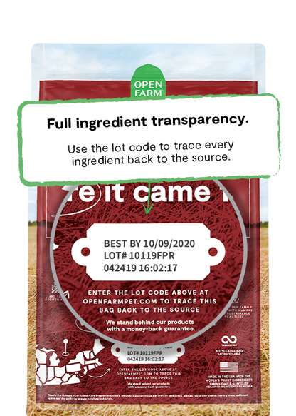 Open Farm Grass-Fed Beef & Ancient Grains Recipe