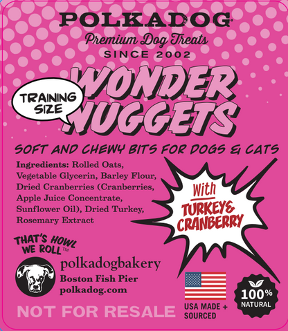 Polkadog Wonder Nuggets Turkey & Cranberry