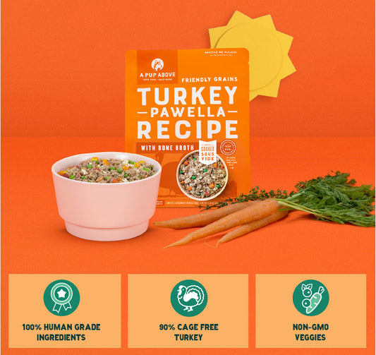 A Pup Above Turkey Pawella Gently Cooked Dog Food
