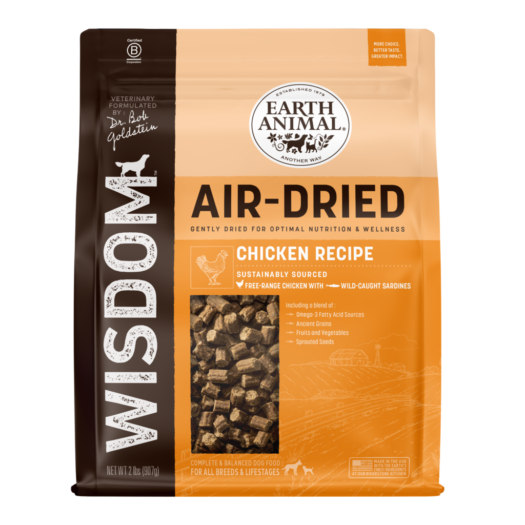 Earth Animal - Dr. Bob’s WISDOM® Air-Dried Chicken Recipe