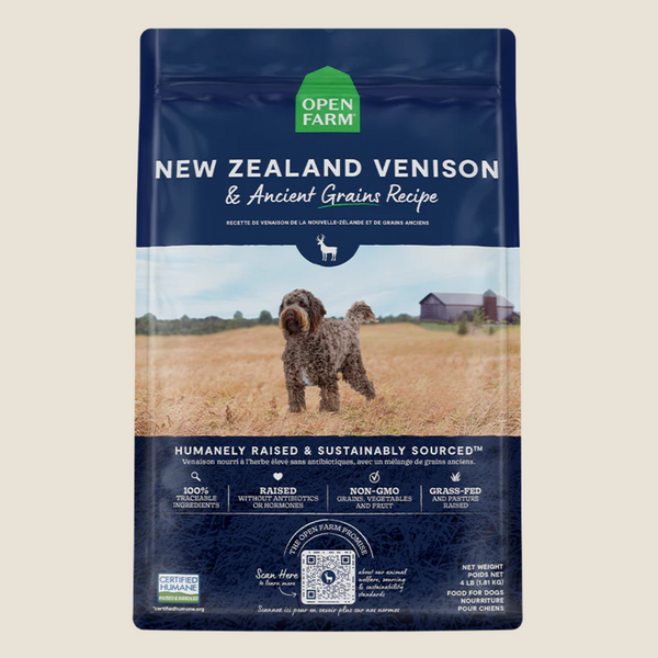 Open Farm New Zealand Venison with Ancient Grains Recipe – Polkadog