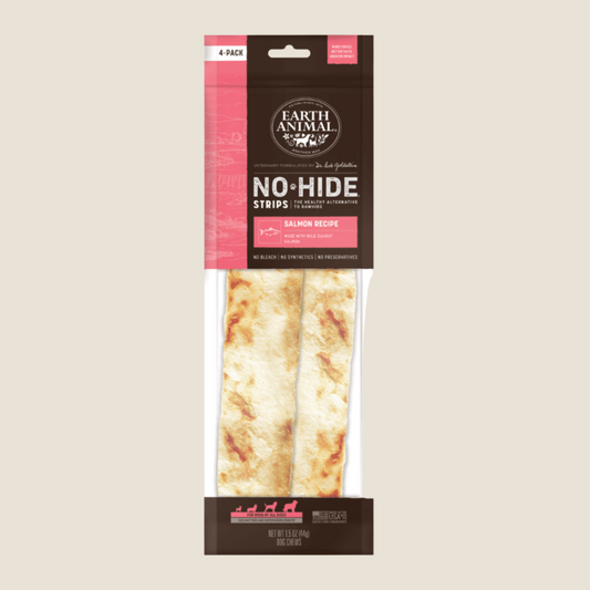 Earth Animal No-Hide Strips - Salmon Recipe