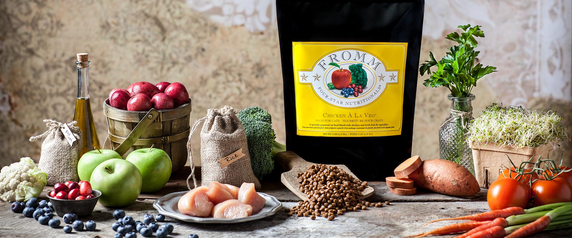 Fromm Four-Star Chicken A La Veg Recipe for Cats – Polkadog