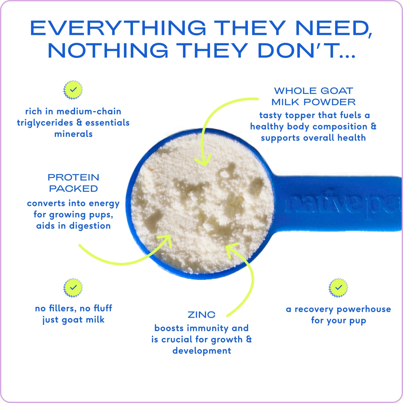 Native Pet - Goat Milk Powder