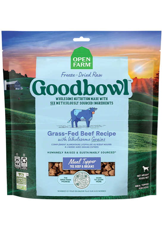 Open Farm - GoodBowl Grass-Fed Beef Recipe Freeze Dried Raw Topper
