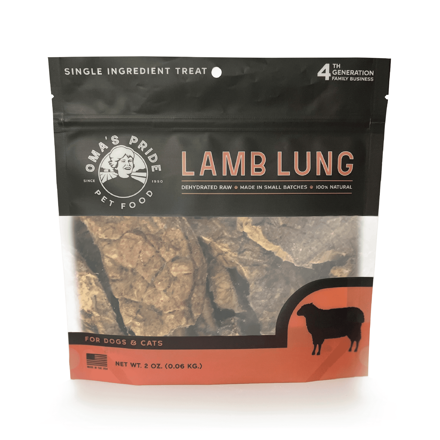 Oma's Pride - Dehydrated Lamb Lung