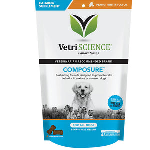 VetriScience - Composure Supplements Peanut Butter Flavor