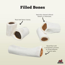 Load image into Gallery viewer, Filled bone details: real beef bones, naturally cleaned, hand-filled
