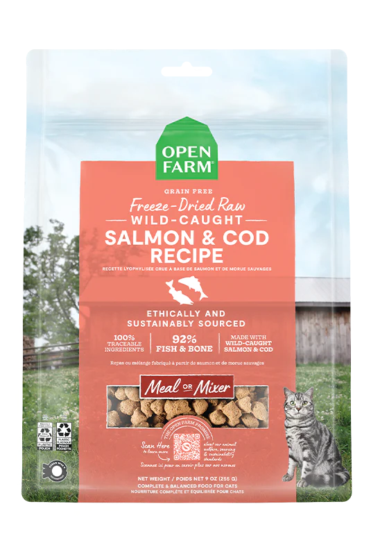 Open Farm - Salmon & Cod Freeze Dried Cat Food