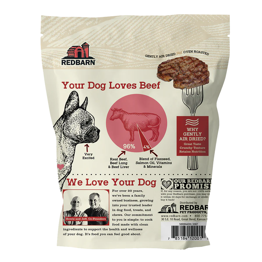 Redbarn Air Dried Beef Recipe Dog Food