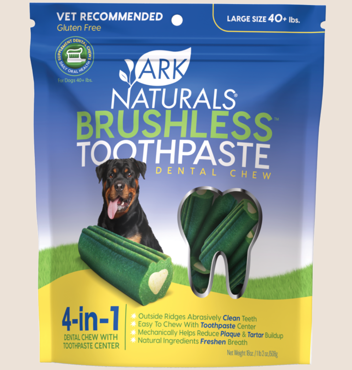 Ark Naturals Brushless Toothpaste Dental Chews Polkadog