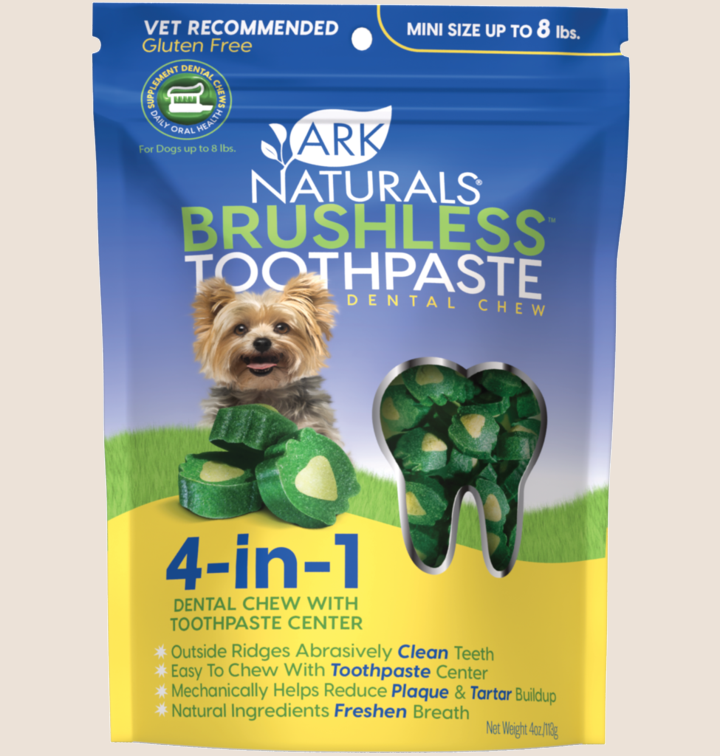 Ark naturals brushless toothpaste dental chews for dogs hotsell