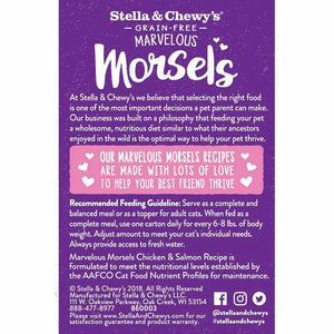 Stella & Chewy's Marvelous Morsels Cat Food Chicken & Salmon Medley