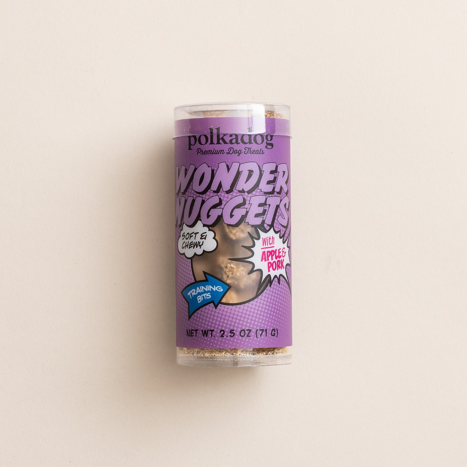 Polkadog Wonder Nuggets Apple & Pork Mini Tube