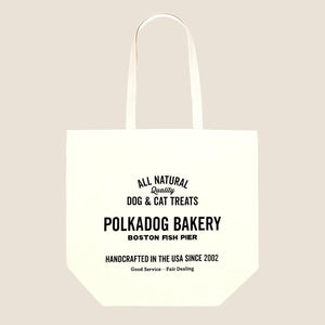 Polkadog Canvas Tote Bag