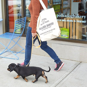 Polkadog Canvas Tote Bag