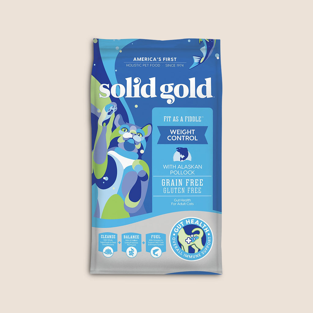 Solid Gold Fit as a Fiddle - Weight Control Recipe for Cats