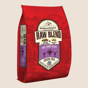 Stella & Chewy's Raw Blend Kibble - Grain-Free Free Range Recipe for Dogs