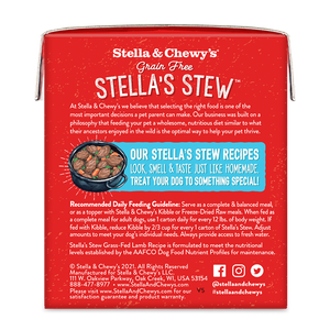 Stella's Stew - Grass-Fed Lamb