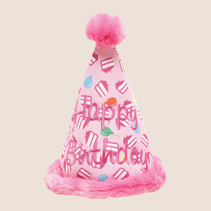 Worthy Dog - Pink Birthday Hat