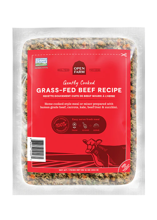 Open Farm - Grass-Fed Beef Gently Cooked Recipe