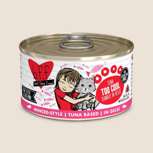 BFF Cat Food Can 3oz - Case of 6 BFF Too Cool Tuna (in aspic)