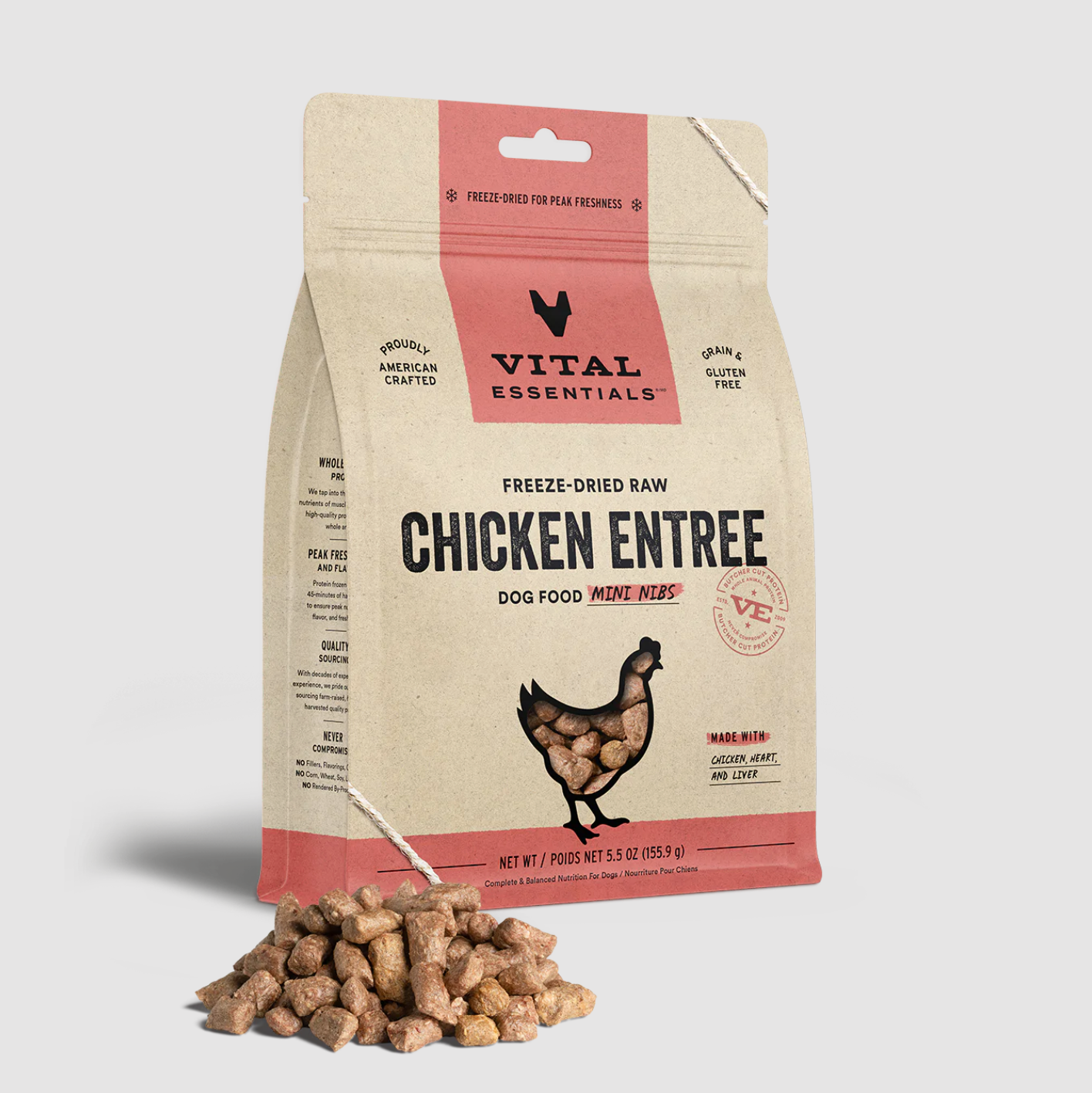 Freeze-Dried Chicken Mini Nibblets