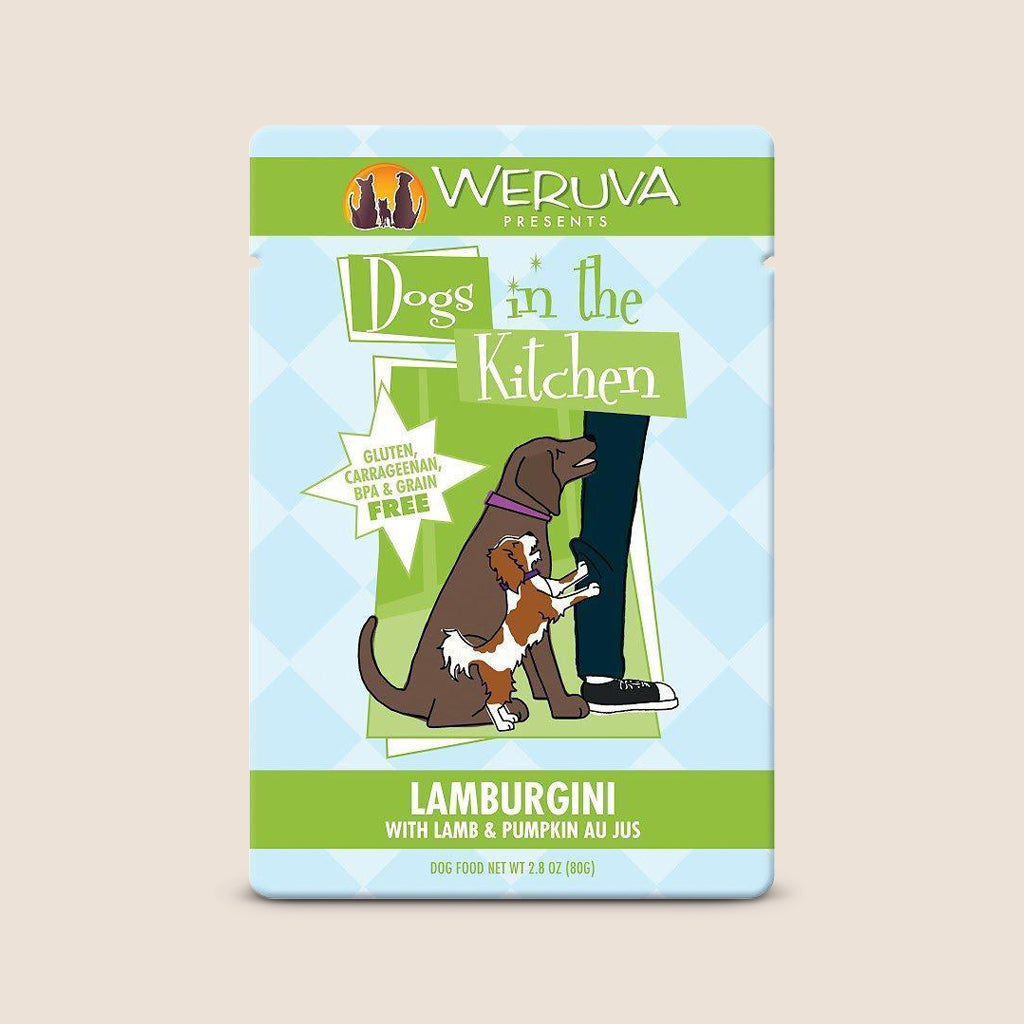 Weruva Canned Dog Food Dogs in the Kitchen Lamburgini Pouch