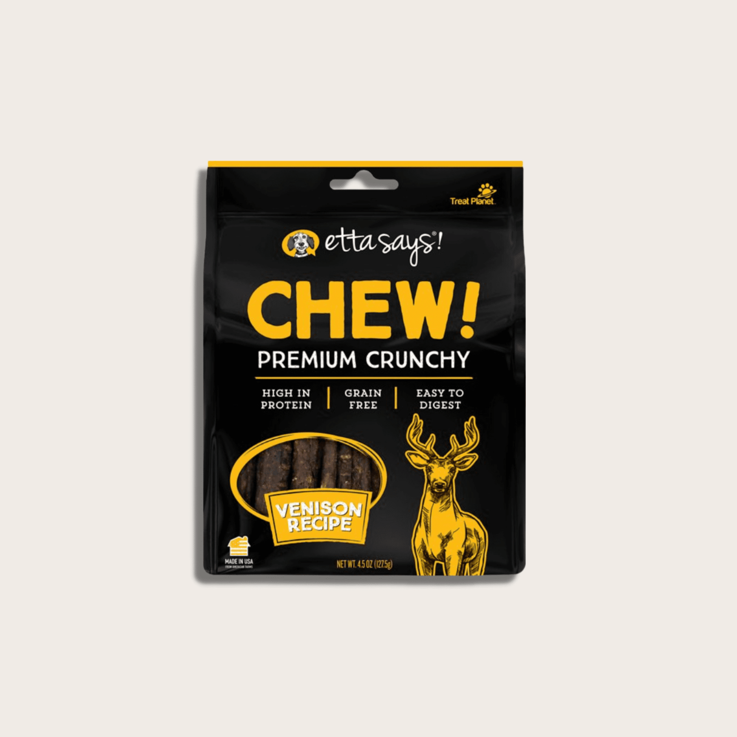 Etta Says! - Chew! Premium Crunchy Venison Recipe Treats